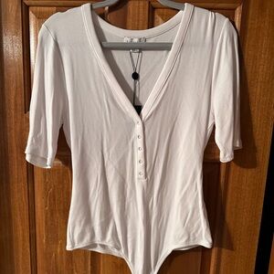New with tags white bodysuit